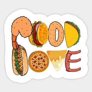 Food Love Sticker
